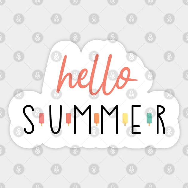 hello summer Sticker by yassinnox